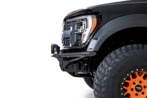 Ford F-150 Raptor Front Bumper - Addictive Desert Designs - ADD Pro Bolt-On - Hammer Black - `21-`22 Ford F-150 Raptor Front Bumper - Addictive Desert Designs - ADD Pro Bolt-On - Hammer Black - `21-`22